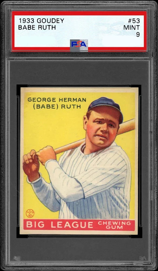 1933 Goudey Babe Ruth