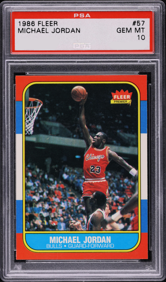 1986 Fleer Michael Jordan Rookie Card